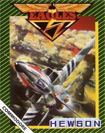 Box cover for Eagles on the Commodore 64.