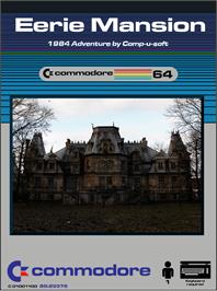 Box cover for Eerie Mansion on the Commodore 64.