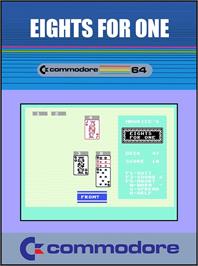 Box cover for Eights For One on the Commodore 64.