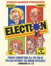 Box cover for Election on the Commodore 64.