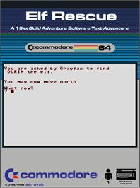 Box cover for Elf Rescue on the Commodore 64.