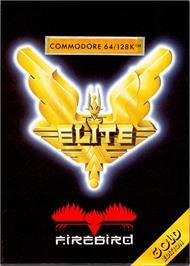 Box cover for Elite on the Commodore 64.
