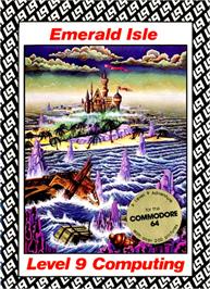 Box cover for Emerald Isle on the Commodore 64.
