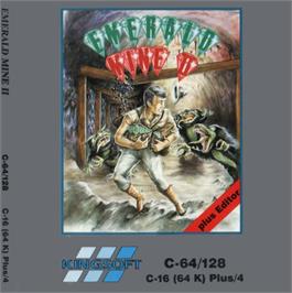 Box cover for Emerald Mine 2 on the Commodore 64.