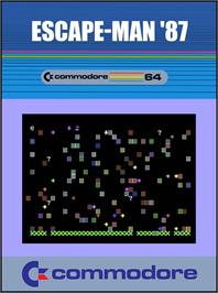 Box cover for Escape-man '87 on the Commodore 64.