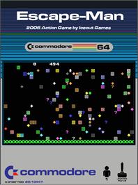 Box cover for Escape-man on the Commodore 64.