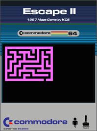 Box cover for Escape 2 on the Commodore 64.