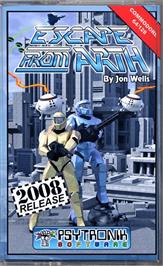 Box cover for Escape From Arth on the Commodore 64.