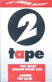 Box cover for Escape From Zol on the Commodore 64.