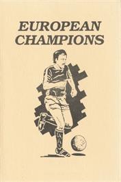 Box cover for European Champions (Idea) on the Commodore 64.