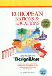 Box cover for European Nations And Locations on the Commodore 64.