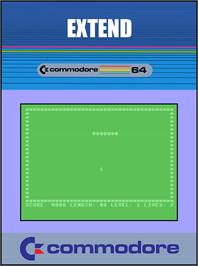 Box cover for Extend on the Commodore 64.