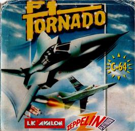 Box cover for F1 Tornado on the Commodore 64.