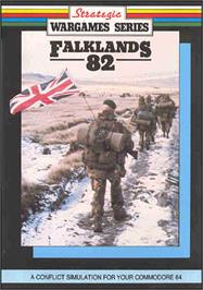 Box cover for Falklands 82 on the Commodore 64.