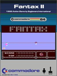 Box cover for Fantax 2 on the Commodore 64.