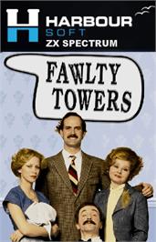 Box cover for Faulty Towers on the Commodore 64.