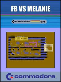 Box cover for Fb Vs Melanie on the Commodore 64.