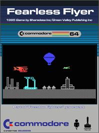 Box cover for Fearless Flyer on the Commodore 64.