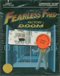 Box cover for Fearless Fred And The Factory Of Doom on the Commodore 64.