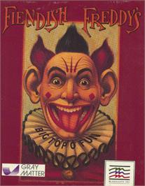 Box cover for Fiendish Freddy's Big Top O' Fun on the Commodore 64.