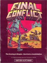 Box cover for Final Conflict on the Commodore 64.