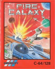 Box cover for Fire-galaxy on the Commodore 64.