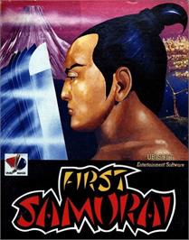 Box cover for First Samurai on the Commodore 64.