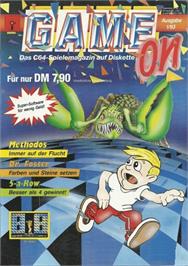 Box cover for Five A Row on the Commodore 64.
