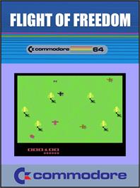 Box cover for Flight Of Freedom on the Commodore 64.
