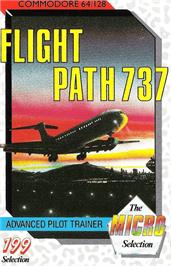 Box cover for Flight Path 737 - Advanced Pilot Trainer on the Commodore 64.