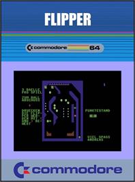 Box cover for Flipper on the Commodore 64.