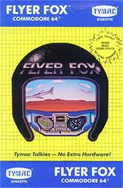 Box cover for Flyer Fox on the Commodore 64.