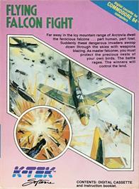 Box cover for Flying Falcon Fight on the Commodore 64.