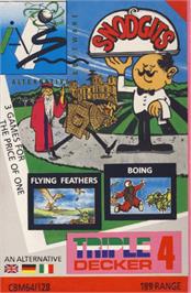 Box cover for Flying Feathers on the Commodore 64.