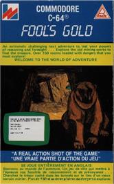Box cover for Fool's Gold on the Commodore 64.