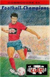 Box cover for Football Champions on the Commodore 64.