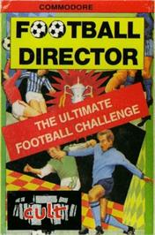 Box cover for Football Director on the Commodore 64.
