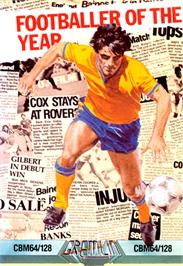 Box cover for Footballer of the Year on the Commodore 64.