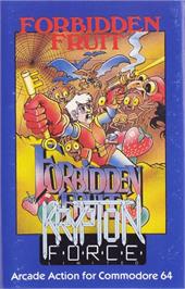 Box cover for Forbidden Fruit on the Commodore 64.