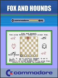 Box cover for Fox And Hounds on the Commodore 64.