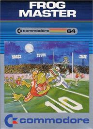 Box cover for Frog Master on the Commodore 64.
