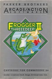 Box cover for Frogger 2 - Threeedeep! on the Commodore 64.