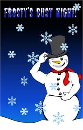 Box cover for Frosty the Snowman on the Commodore 64.