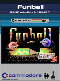 Box cover for Funball on the Commodore 64.