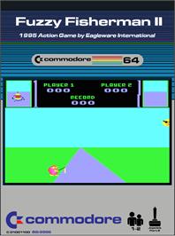 Box cover for Fuzzy Fisherman 2 on the Commodore 64.