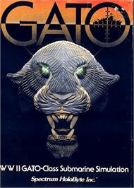 Box cover for GATO on the Commodore 64.