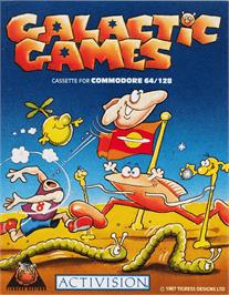 Box cover for Galactic Games on the Commodore 64.