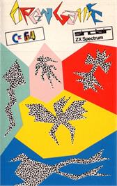 Box cover for Galactic Meteors on the Commodore 64.