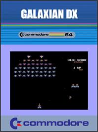 Box cover for Galaxian DX (Arlasoft) on the Commodore 64.