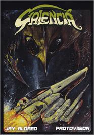 Box cover for Galencia on the Commodore 64.